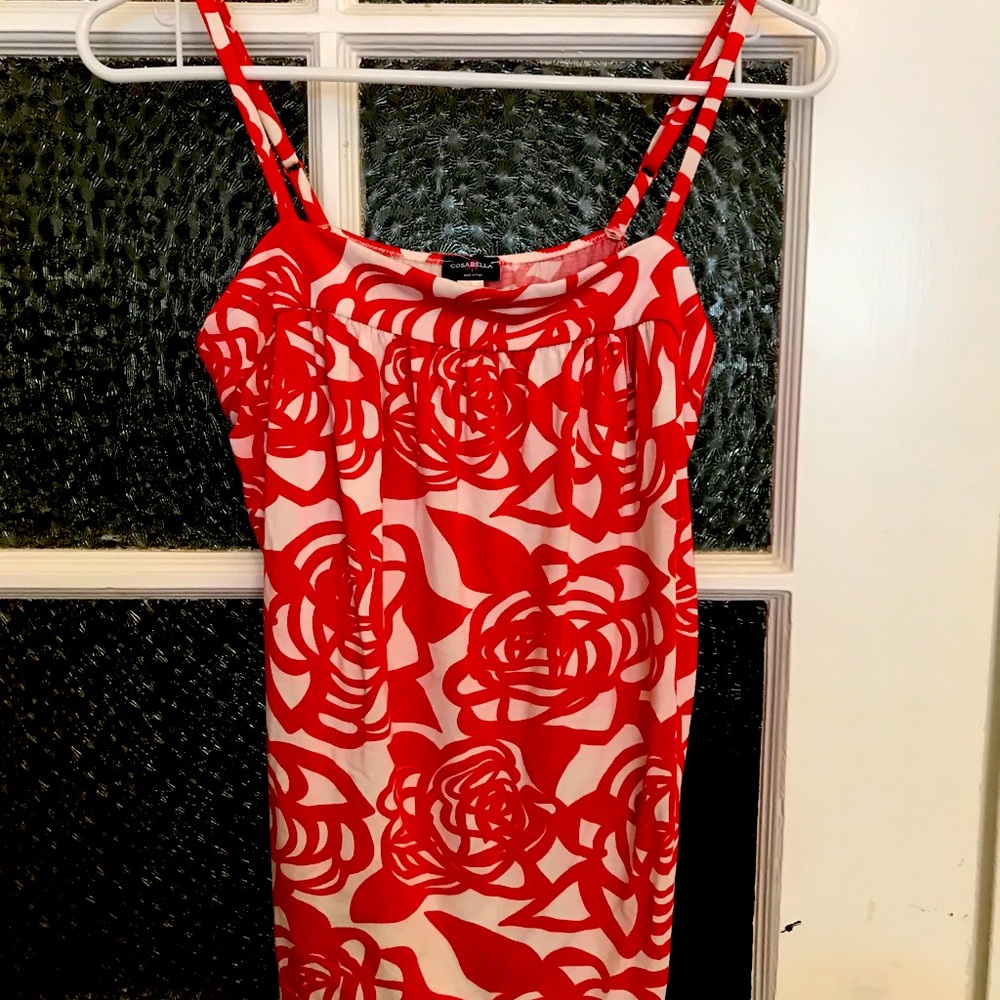 Cosabella camisole red floral large